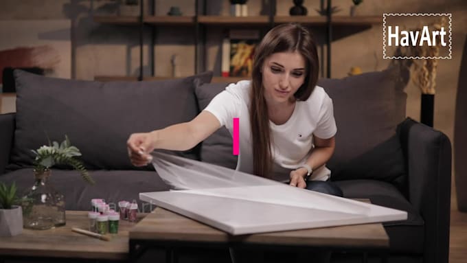 make glitter art paintings on canvas