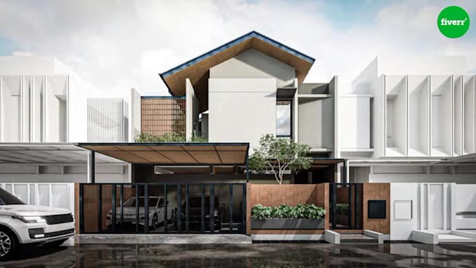 do 3d rendering of architectural and interior design
