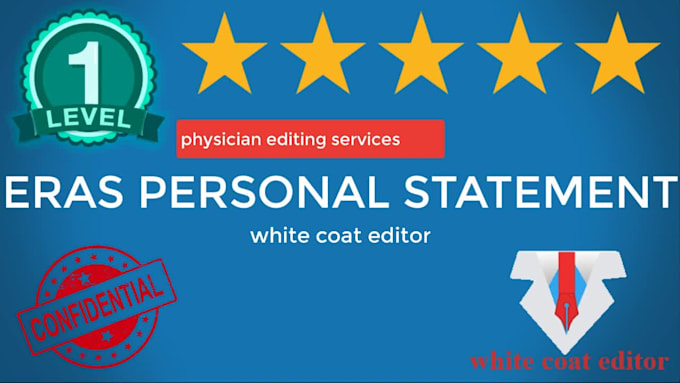 Medical residency personal statement editing service