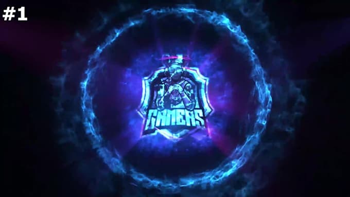 make a youtube gaming intro and logo animation