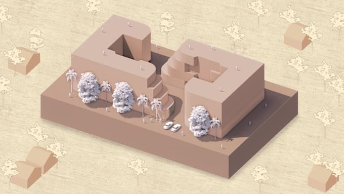 do architectural axonometric diagrams and 3d modeling