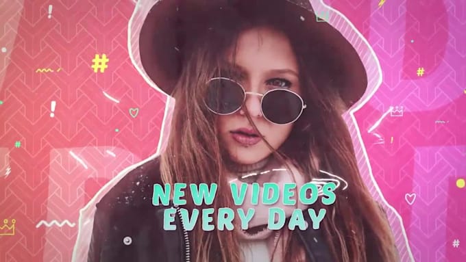 make vlog youtube logo intro and promo video animation