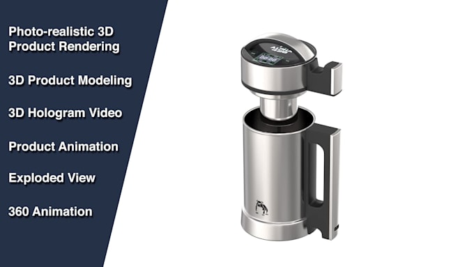 do 3d product modeling, realistic rendering, and  product animation