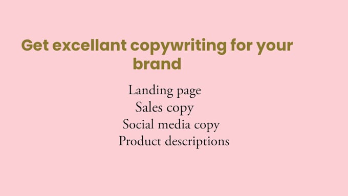 do creative website copywriting for your brand