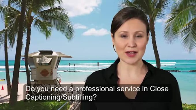 create subtitle and closed caption for your videos