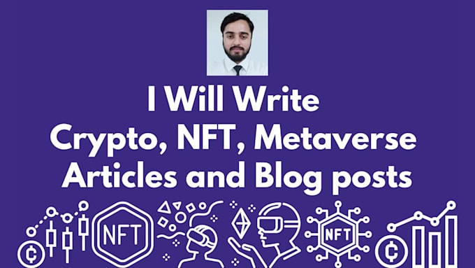 write crypto, nft, metaverse, blockchain SEO articles, blogs