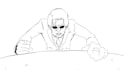 do 2d line art animation, frame by frame,  2d traditional animation