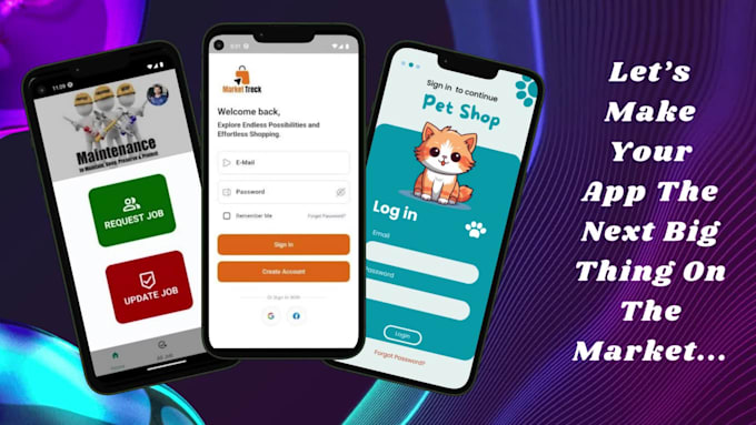 be your mobile app developer using flutter