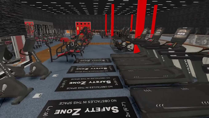 create 3d workout exercise animation with anatomy and muscle highlight