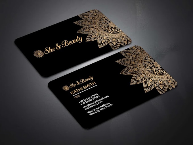 Hot Review! I will design professional elegant and foil print business card  for $10