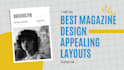 do best magazine layout creative cover design in indesign