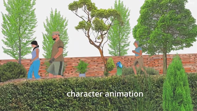 3d animation video and 3d character, maya, blender
