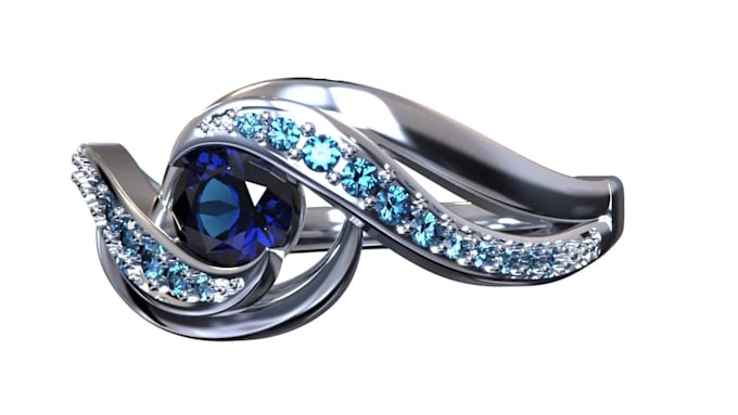 create a jewelry rendering and a 3d animation