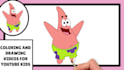 create coloring page drawing video for youtube kids