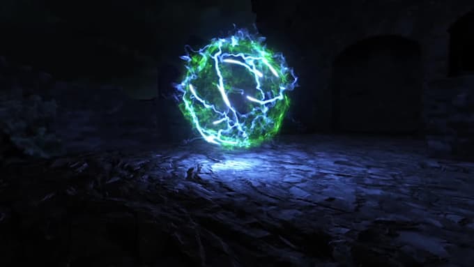 make the lightning burst logo 2025 intro and outro