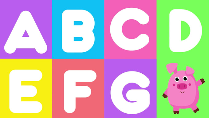 create kids learning videos