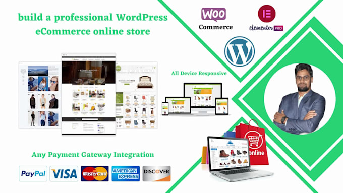build a professional wordpress ecommerce online store