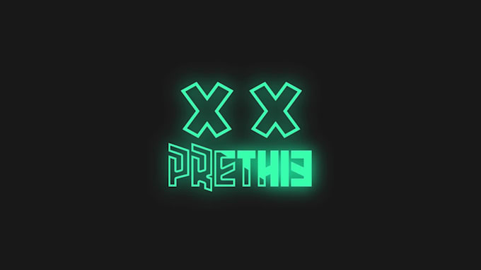 create minimalist logo animation or youtube intro