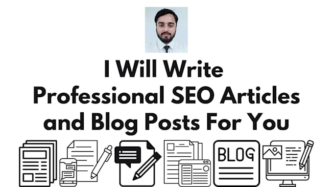 write professional SEO articles and blog posts for you
