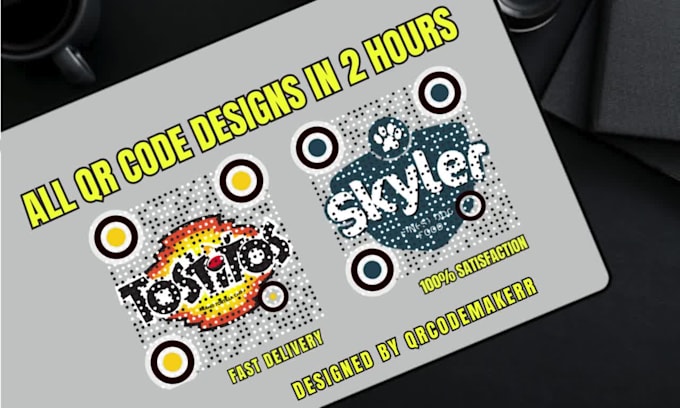 create a custom qr code design within 2 hours