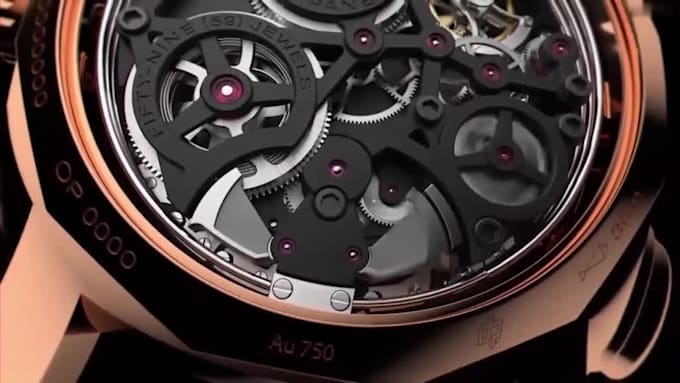 do 3d cad watch modeling, 3d wristwatch animation and technical drawing