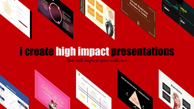 design a high impact pitch deck
