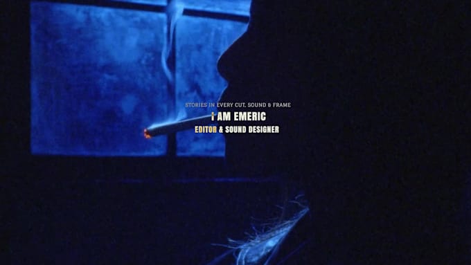 cinematically edit your short film or video with professional sound design