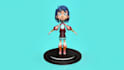 create lowpoly 3d character blender maya game ready for unity unreal