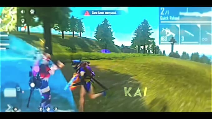 make a free fire velocity or rotate edit