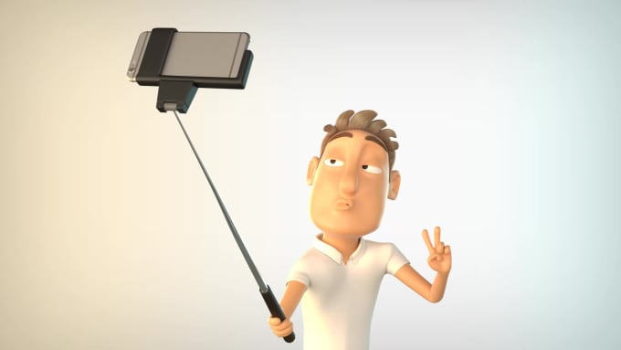 Create funny selfie video animation by King4design | Fiverr