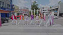 dancing with group using music as you like in 4k