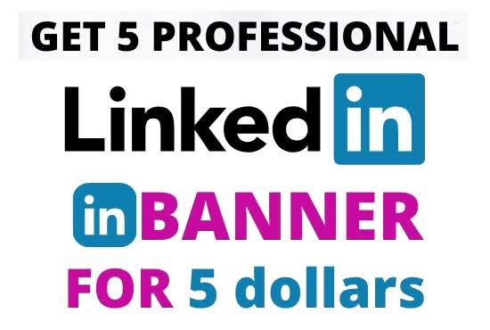Design linkedin banner for your page business or profile by ...