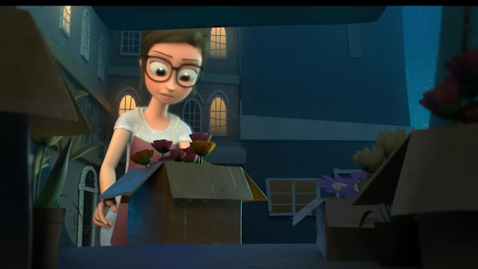 create 3d character animation, 3d cartoon animation and animated video