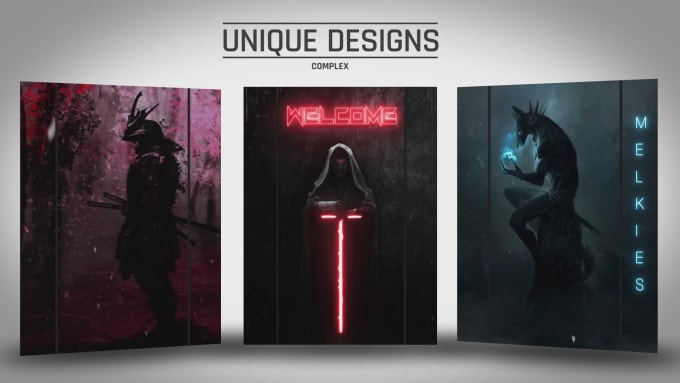 Design an amazing and unique steam artwork for your profile by