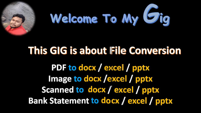 convert file from PDF to excel in 24 hours