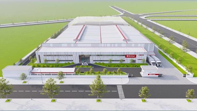design industrial building, warehouse and factory