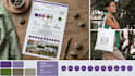 design a cohesive logo system with color palette