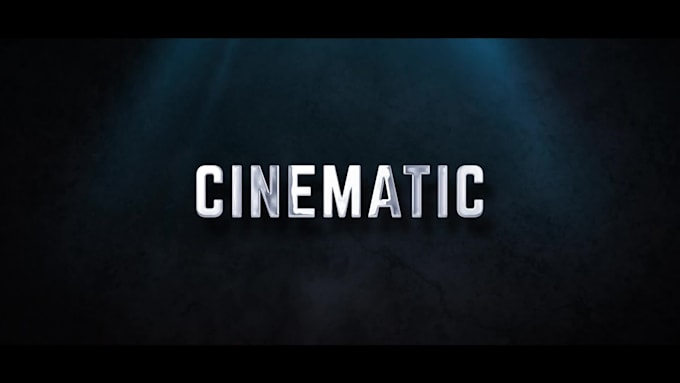 Hot Deals! I will create a cinematic book trailer, game trailer, movie trailer  for $30