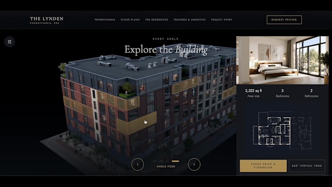 build an interactive 3d digital twin for real estate
