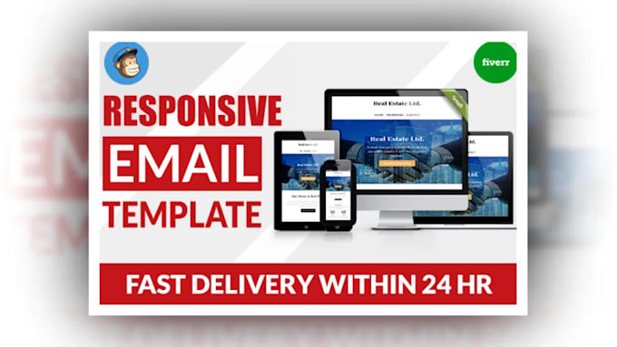 create HTML email template, responsive email template or newsletter