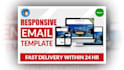 create HTML email template, responsive email template or newsletter