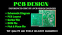 do a circuit design, schematic diagram, pcb design and pcb board