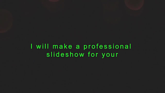 create an amazing photo slideshow
