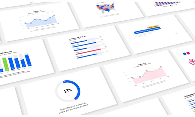 design and animated infographic gifs and videos for data