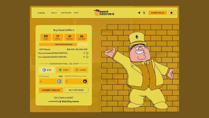 wow you with my meme coin website design and development