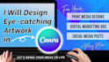 design artwork in canva