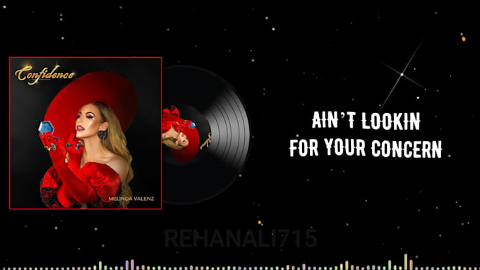 make awesome animated lyric and decent music video for your songs