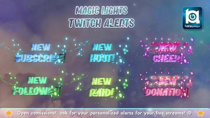 create custom animated twitch alerts for your stream