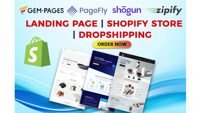 be your shogun, pagefly, gempages expert, shopify landing page design