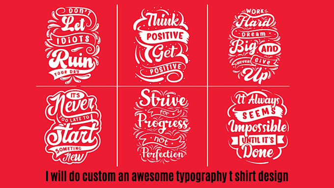create custom an awesome typography and svg t shirt design